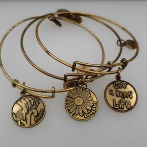 Alex and Ani Jewelry - Alex and Ani set of 3 preloved Alex and Ani Jewelry - Alex and Ani set of 3 preloved